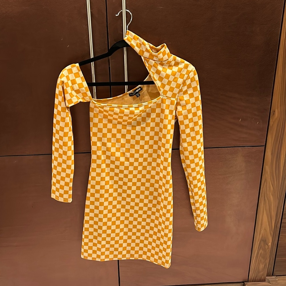 Fashion Nova Check It Mini Dress